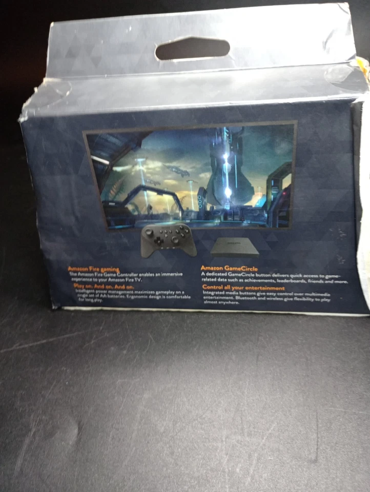 New In Box Amazon Fire TV Game Controller Wireless Bluetooth WR26UR Black - Image 3 of 4