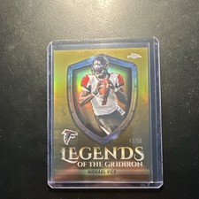 2025 Topps Chrome Michael Vick #LOG-2 /50 Atlanta Falcons Football