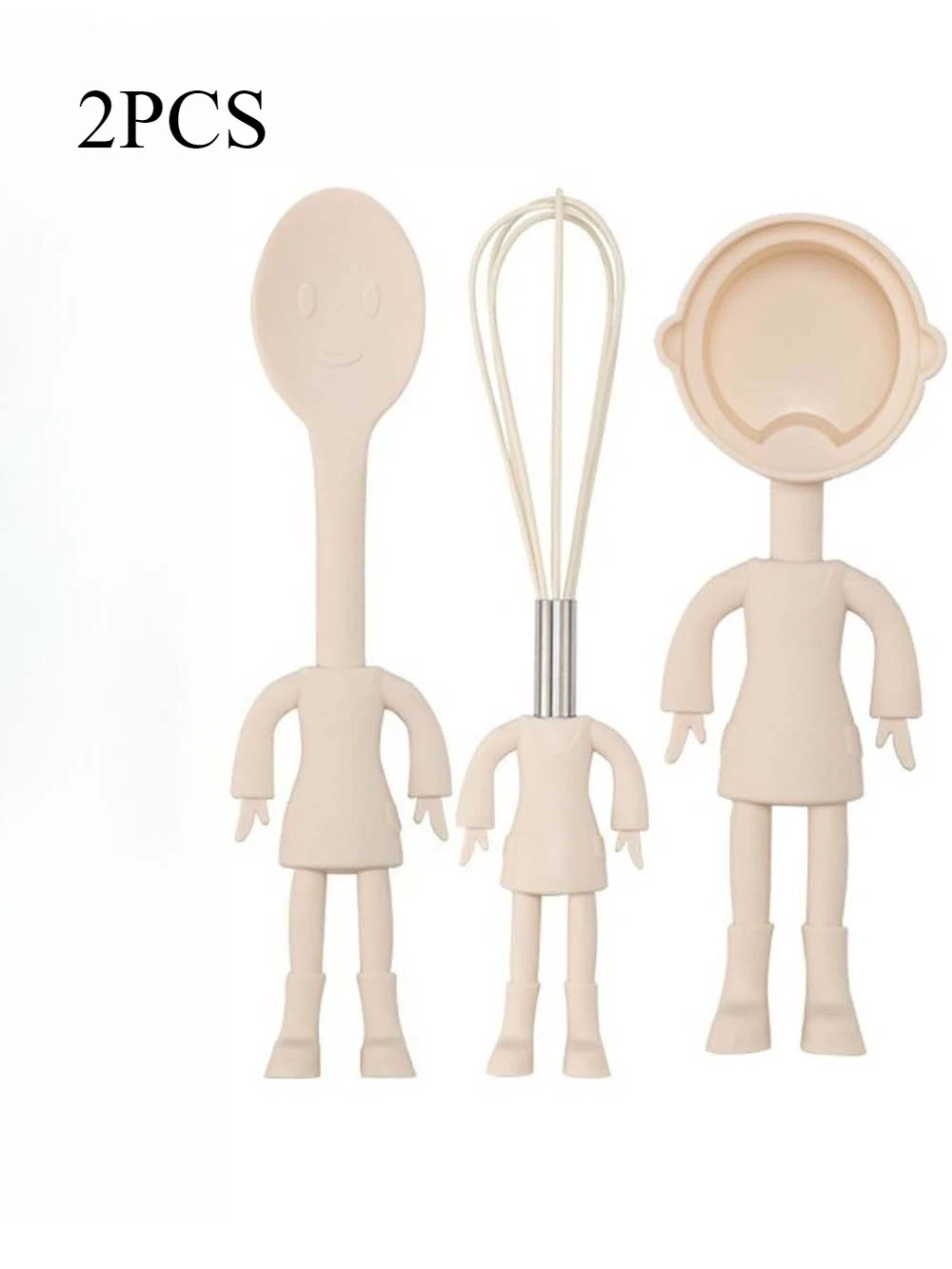 Whimsical Functional BPA-Free Lightweight Stylish Mini Silicone Kitchen Utensils
