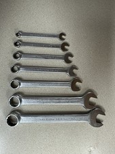 Set Of 7 Proto Professional Sae Combination Wrenches Made In The Usa