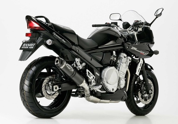 Shark Street GP Auspuff FüR Suzuki GSF 650 Bandit 2007-2016 Wvcj Slip On Ersatz-image