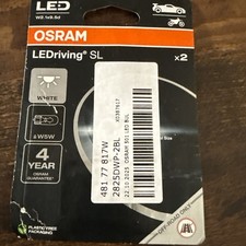 Osram Ledriving Sl Wsw Led Retrofit Bulbs X2 12 Volt Cool White Off road Use