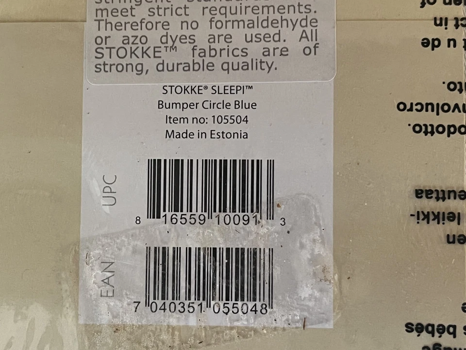 Stokke Sleepi 105504 Parachoques Círculo Azul 11" x 132" C73 Foto 4 de 4