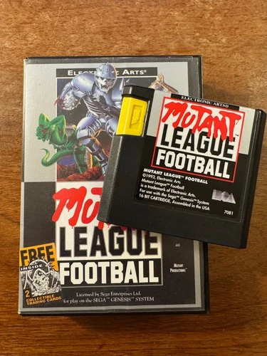 Mutant League Football (Sega Genesis, 1993) No Manual TESTED WORKS VTG Game