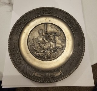 Vintage WMF Pewter Rembrandt Plate