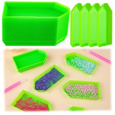 28PCS Plastic Diamond Painting Trays, Bead Sorting Trays, Diamond Painting Ac...