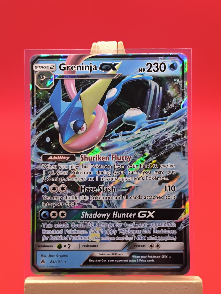 クラッキィ Greninja GX JAPANESE ULTRA RARE card Forbidden Light 020/094