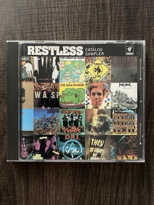 Restless Records Catalog Sampler CD 1992 Promo Various Artists RPRO17 Punk Metal