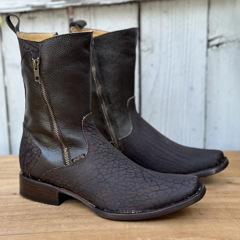 Genuine Leather Bull Shoulder Toro Dubai Square Toe Western Boots
