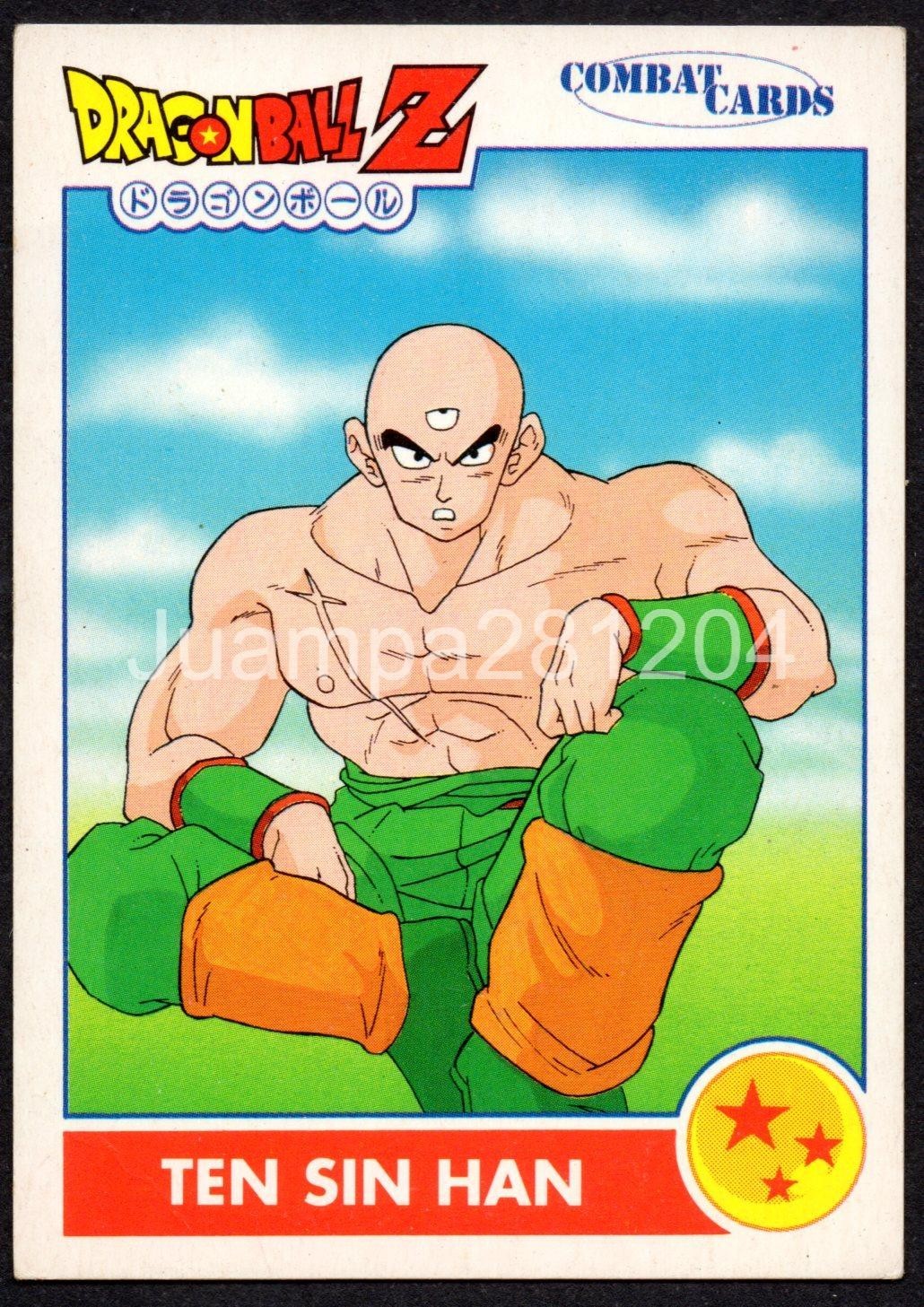 TEN SHIN HAN #64 CROMO DRAGON BALL Z COMBAT CARDS 1993 PANINI