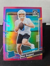 2023 Panini Donruss Max Duggan Optic Pink Rated Rookie RC Chargers #352