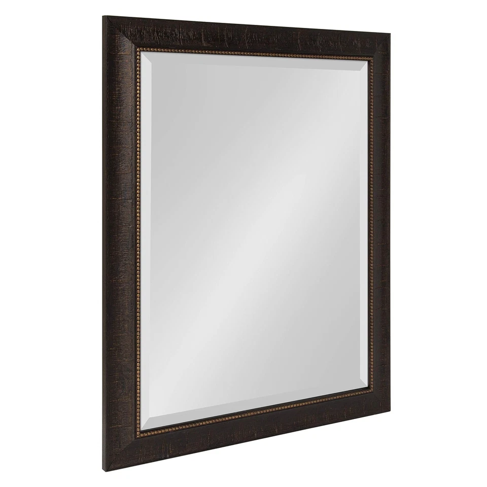 Aldridge Framed Decorative Rectangle Wall Mirror, 22 x 28, Bronze - Image 2 of 4