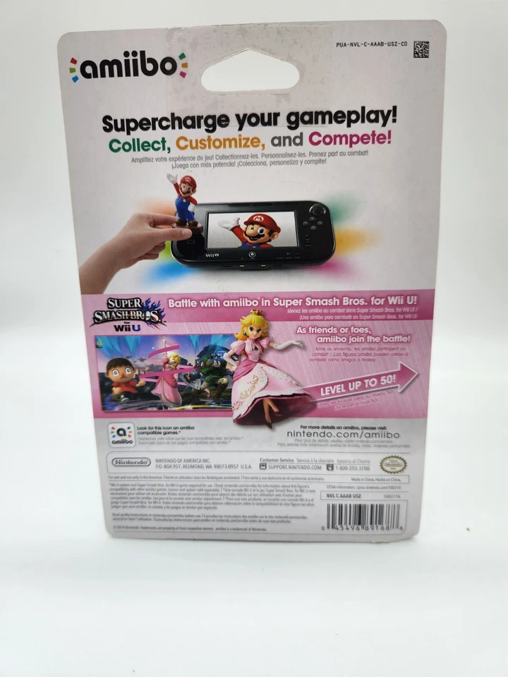 任天堂 Princess Peach Super Smash Bros Amiibo 公仔 — 第 2/2 张图片