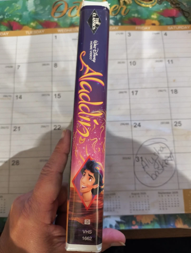 Walt Disney Aladdin Black Diamond the Classics Collection VHS 1993 - Image 2 of 4