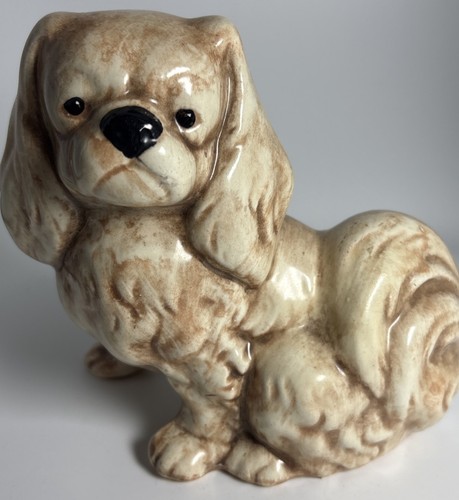 Pekingese Dog Figurine Black River Mud South Carolina Pekingese 5” X 5”