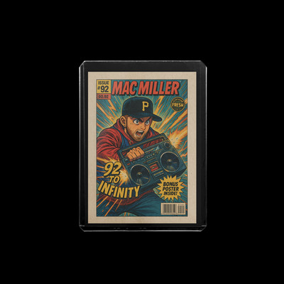 Mac Miller Custom Trading Card Comic Book Style Hip Hop Rap Fan Art Rare