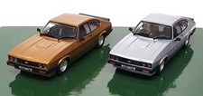 Scalextric 1/32 Scale Twin Pack C4642 Ford Capri The Professionals - Gold Silver