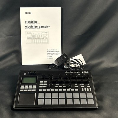 KORG Electribe2S BK Black with AC Adapter and User's Manual Tested Working Used