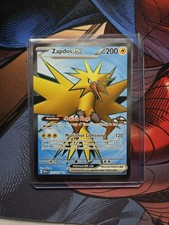 Pokemon Zapdos ex SV151 Full Art #192 NM on eBay