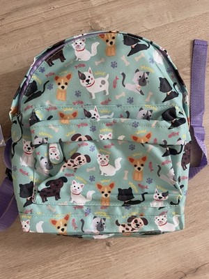 Rucksack Kinder Motiv Hunde und Katzen englisches Design  Lesser & Pavey