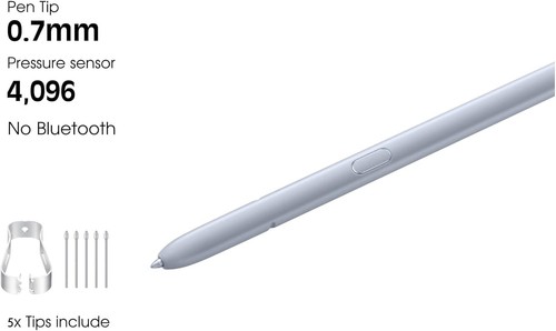 Stylet S25 Ultra S de remplacement pour Samsung Galaxy 5G tout blanc/bleu - Photo 3 sur 6
