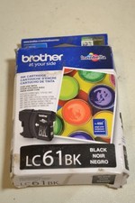 GENUINE Brother LC61BK Black Ink Cartridge Innobella Nov 2026