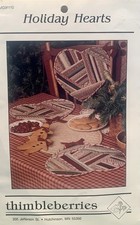  Vintage Holiday Hearts  Table Runner Chair P...