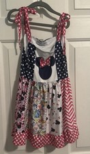 Minnie Mouse Adjustable Strap Panel Dress Size 3T