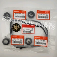 Original OEM for Honda GASKET COMBO Valve Cover + Coil Plug Seals 12341-RNA-A01