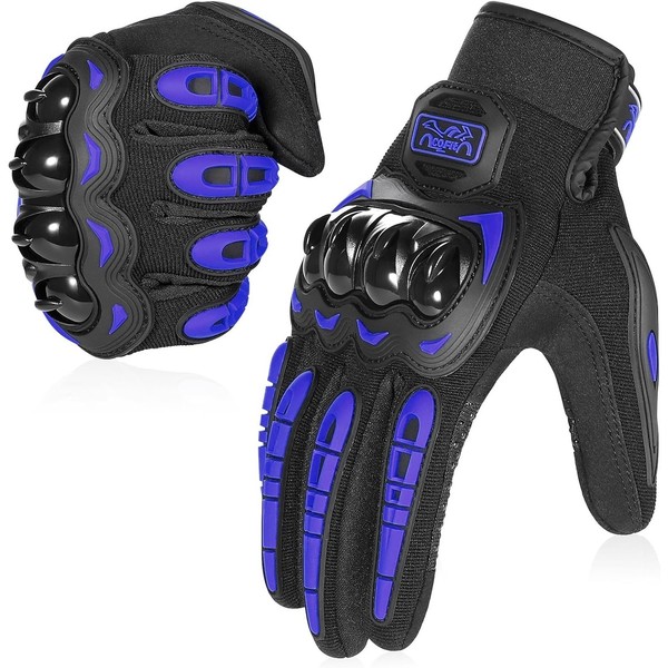 Motorradhandschuhe GrößE XXL Blau Cofit Touchscreen KnöChelschutz-image