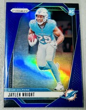 2024 Panini Prizm Retail True Blue Prizm Jaylen Wright Rookie Rare Maybe /7  SSP