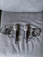 Mackie EM-91CU USB Wired Condenser Microphones Lot of 2 Plug  Play Cardioid