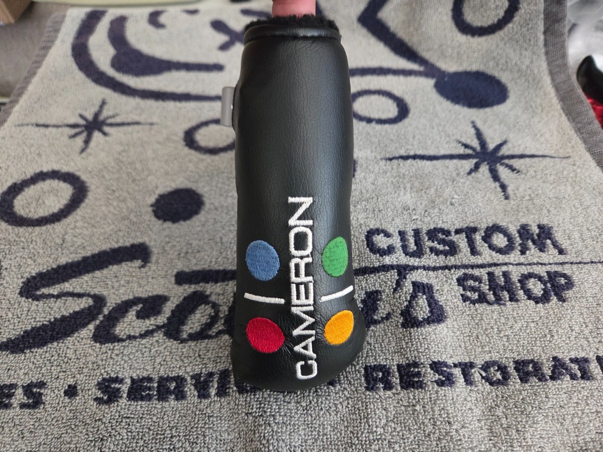 Rare Scotty Cameron Studio Style Newport Black Putter Headcover