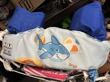 Kids Swim Vest Shark Print Arm Floaties Toddler Pool Safety Jacket Vest
