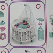 ZURU 5 Surprise My Mini Baby Series 2 - Teal Crib - Like New - Free Postage