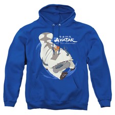 Avatar The Last Airbender Appa In Flight Mens Hoodie Royal Blue