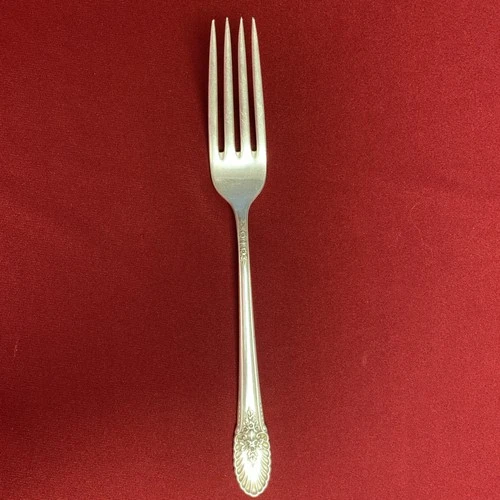 Sterling Silver Dinner Fork In Pattern Riviera By International