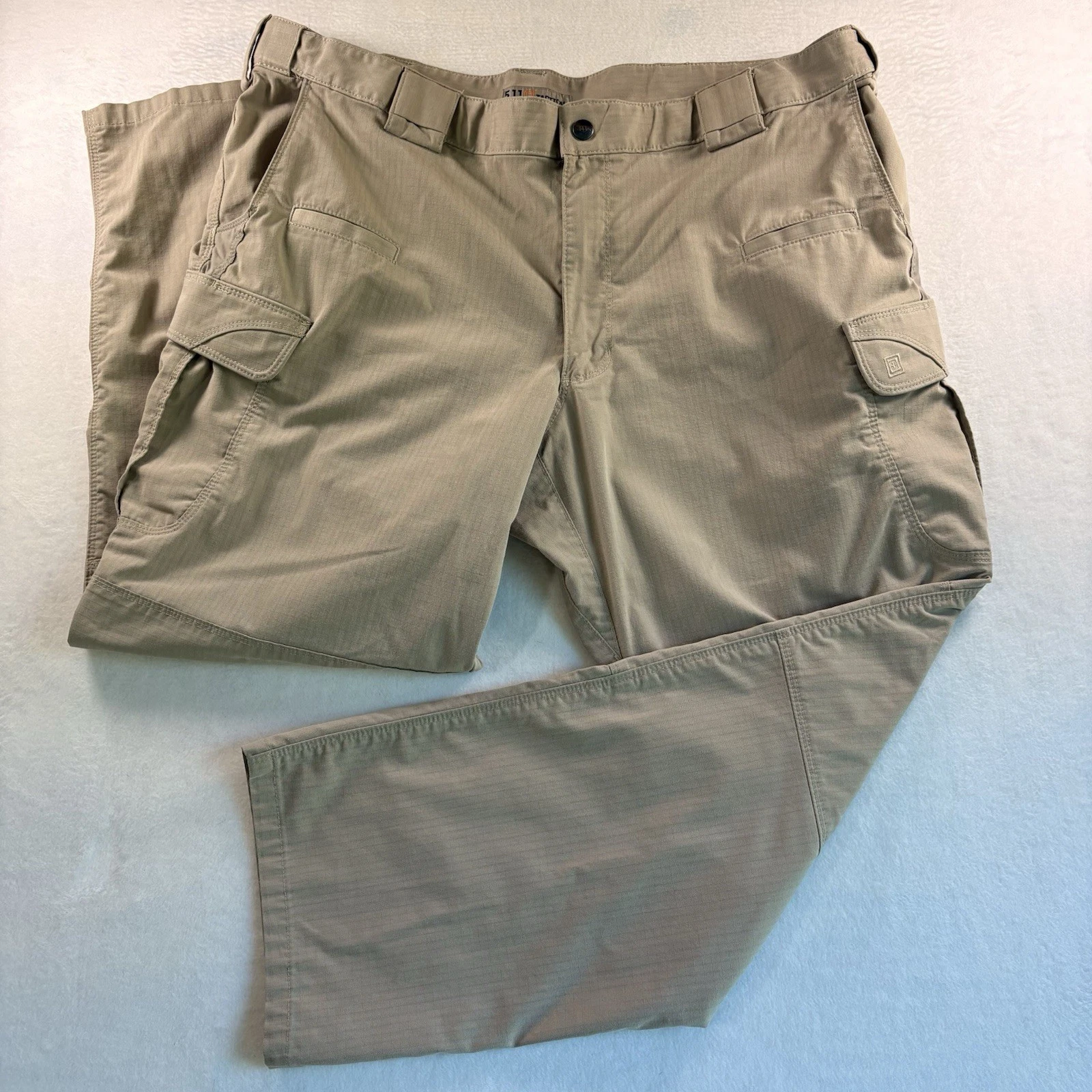 5.11 Tactical Stryke Cargo Pants Mens 42x30 Khaki Flex-Tac Ripstop Workwear