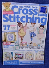 The World of Cross Stitching Britain #332 Belle & Boo Ballerinas Magazine Only