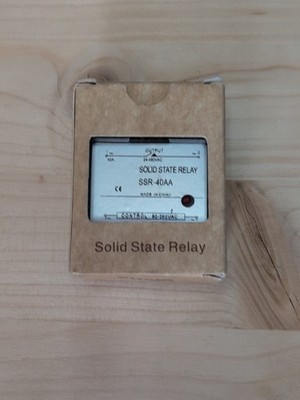 Solid State Relay SSR-40AA AC to AC Input 70-250VAC to Output 24-480VAC 40A Sing