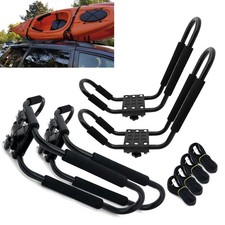 2 Pairs Kayak Carrier Racks Universal Cars Kayak Roof Rack 2 Pairs Kayak Carrier Racks Universal Cars Kayak Roof Rack