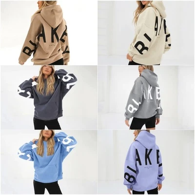UK-Women-Blakey-Print-Hoodie-Hooded-Sweatshirt-Pullover-Loose-Casual-Sports-Tops