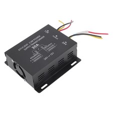 Voltage Converter 24V Step Down To 12V 30A Power Supply Module Black 1 PCS