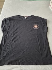 QS by s.Oliver T-Shirt Damen Schwarz Gr. L