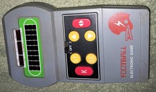 Electronic Football Hand Held Video Game 003201 1975 Gray Silver Sports