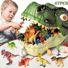 Dinosaurier Spielzeug Set 47-teilig mit Dino-...