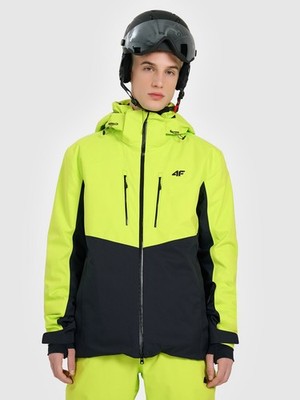 4F Herren Skijacke Membran Dermizax 20000 mit Primaloft Black Füllung - grün ...
