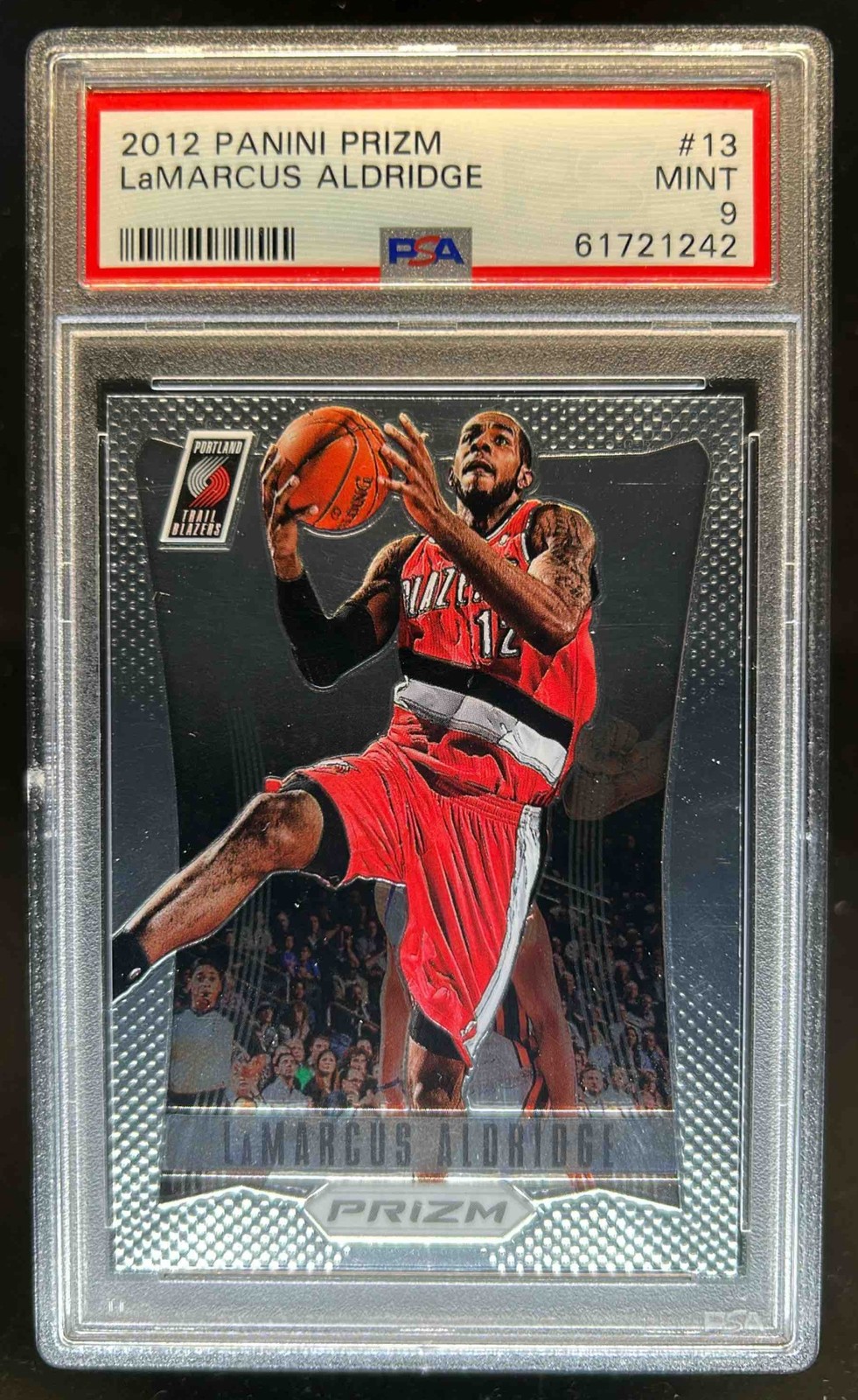 2012-13 Prizm LaMarcus Aldridge #13 Trail Blazers PSA 9