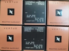 Nespresso  Vertuo Barista Creations Roasted Hazelnut Rich & Nutty 6 SLEEVES 7.77