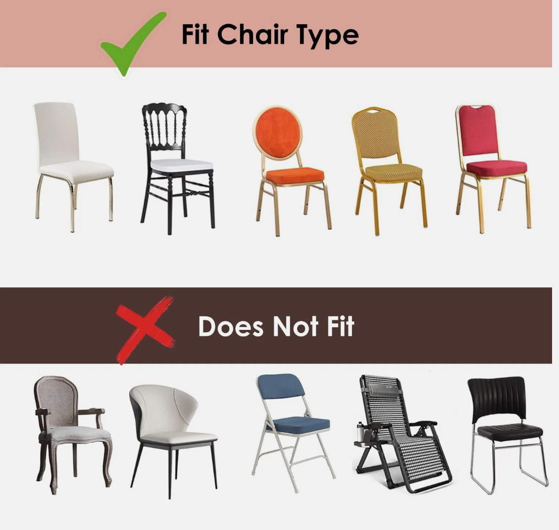 Spandex Chair Cover, Stretch Chair Covers for Wedding Party in 10/30/50/100 pcs